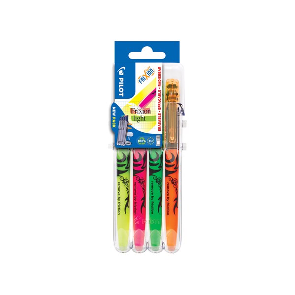 Frixion Light Korostuskynälle Set2Go 4-pack Pilot