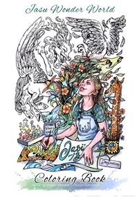 Jasu Wonder World värityskirja - coloring book