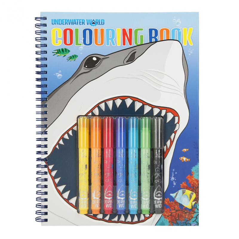 Dino World - Underwater Colouring Book (7300)