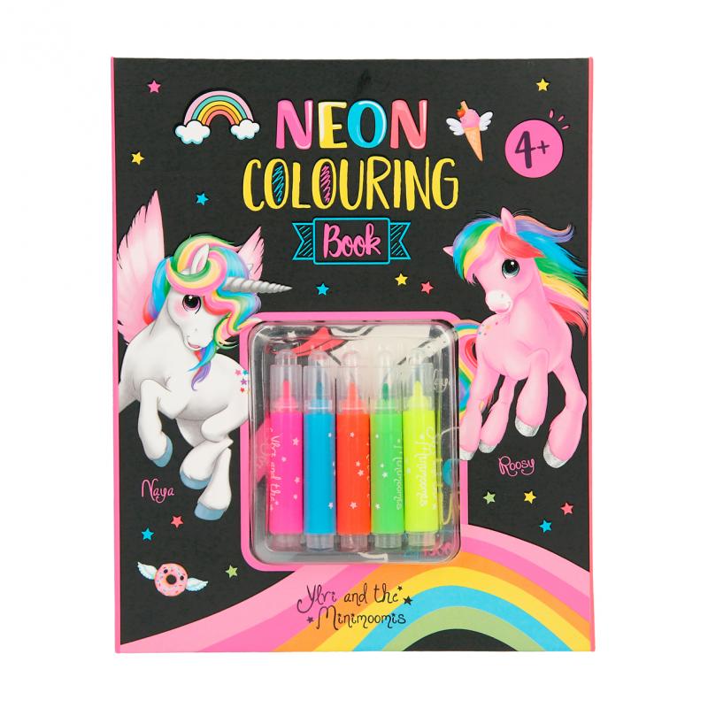 Ylvi&the Minimoonis - Colouring Book w/ neon Markers (0410331)