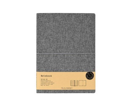 EOS Notebook A4 viivoitettu, Harmaa