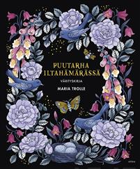 Puutarha iltahämärässä