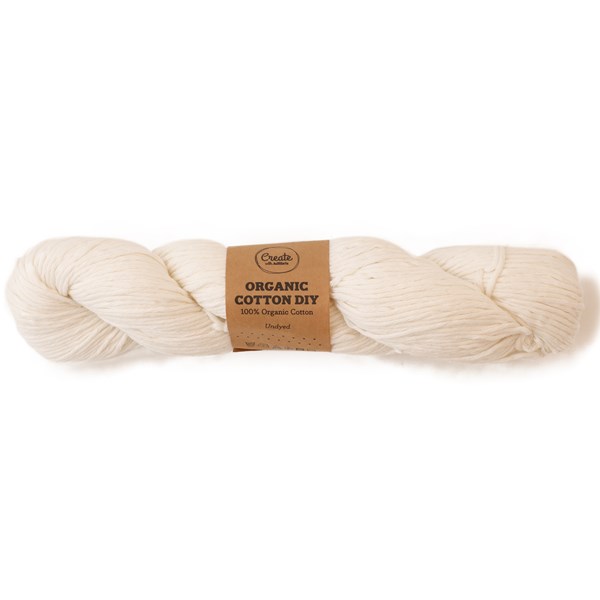 Adlibris Cotton Organic 8/9 DIY 100g Undyed A732