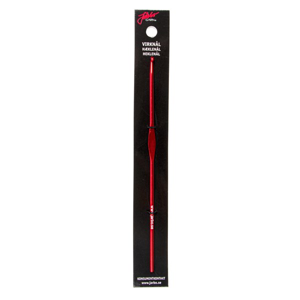 Virkkuukoukut 15cm/4,00mm Punainen