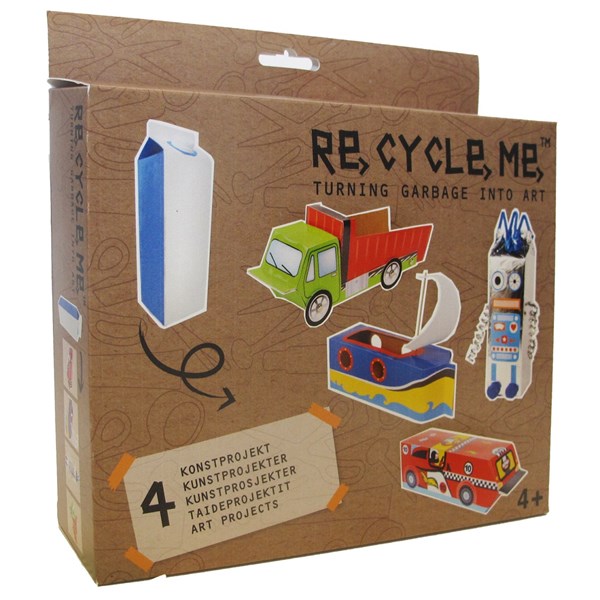 Recycleme Maitokartonki 1 DIY Askartelusetti
