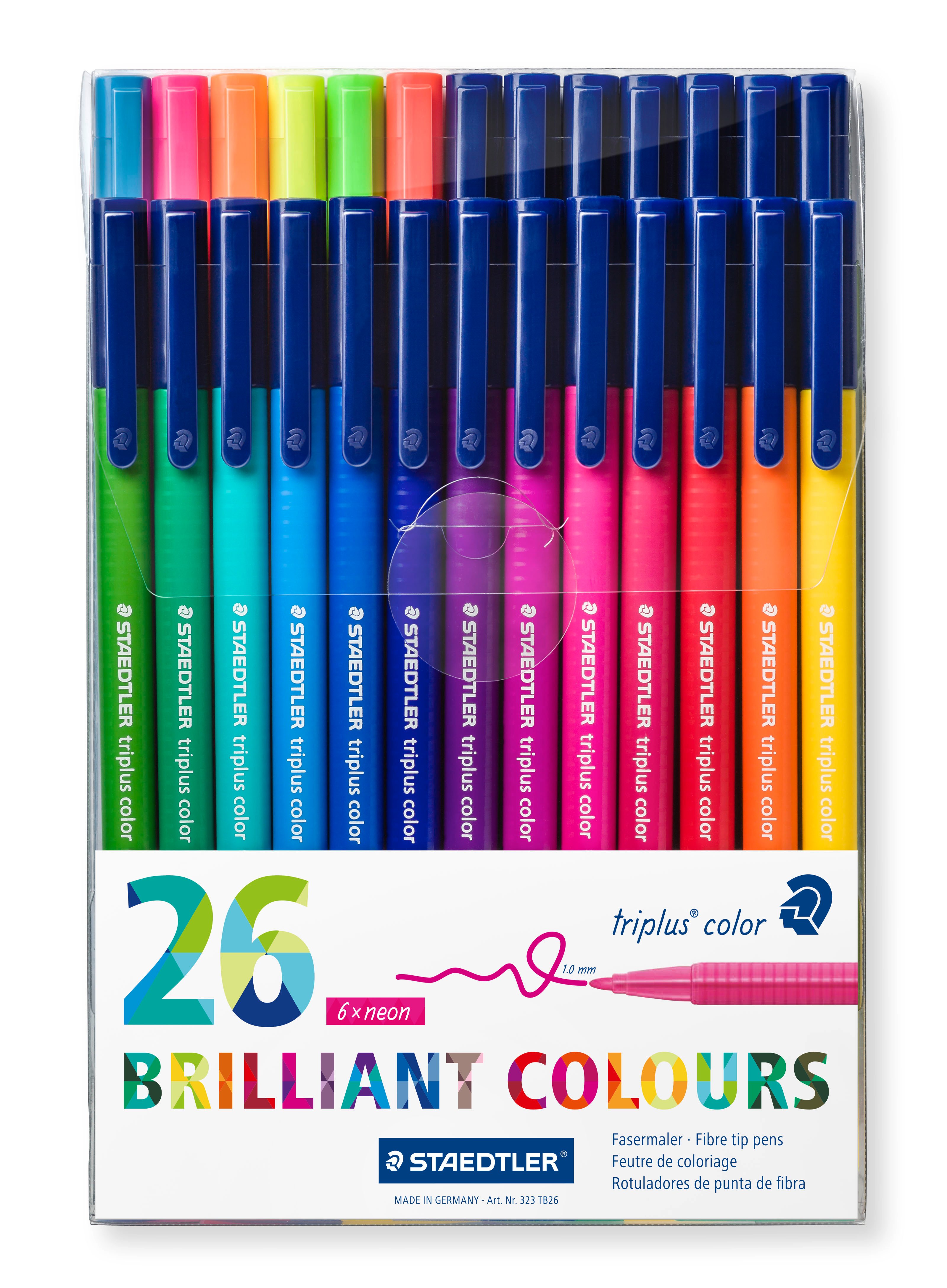 Staedtler - Triplus brilliant colour, 26 pcs (323 TB26)