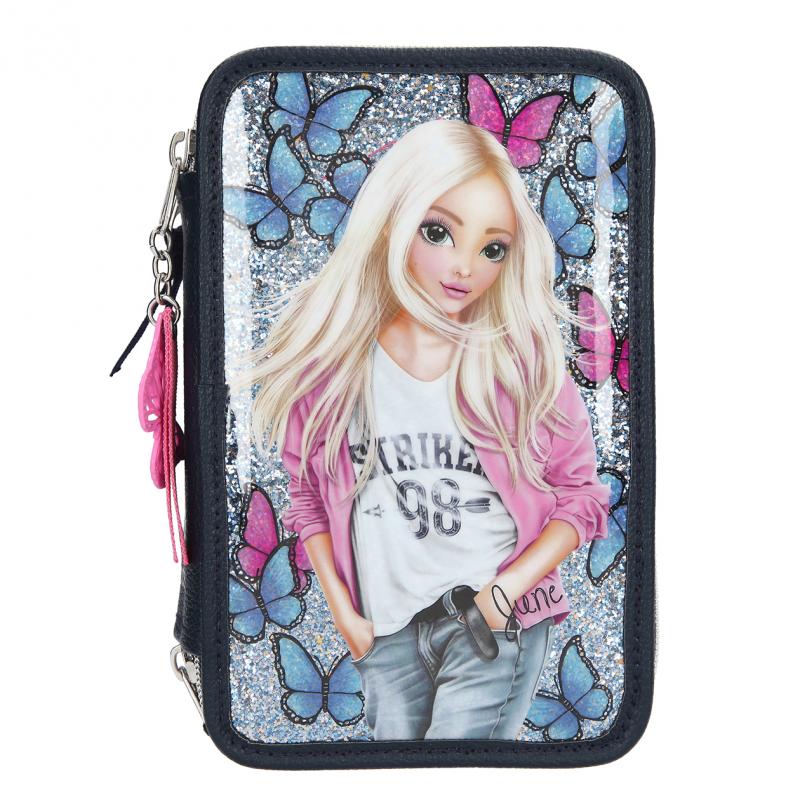 Top Model - Trippel Pencil Case - Butterfly (0411171)