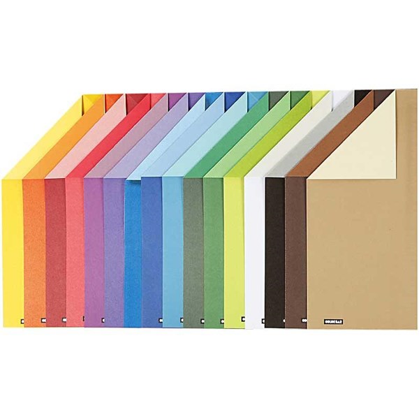 Color Bar-paperilajitelma, A4, 210x297 mm, 100 g, 16 laj/ 1 pkk