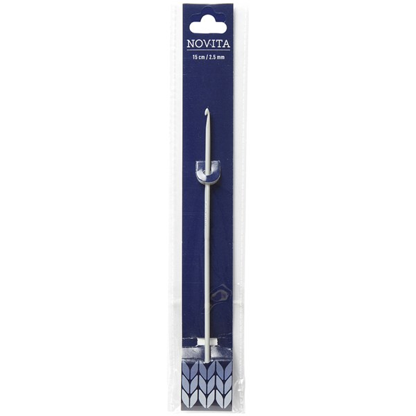 Novita virkkuukoukku alumiini 15 cm 2.5