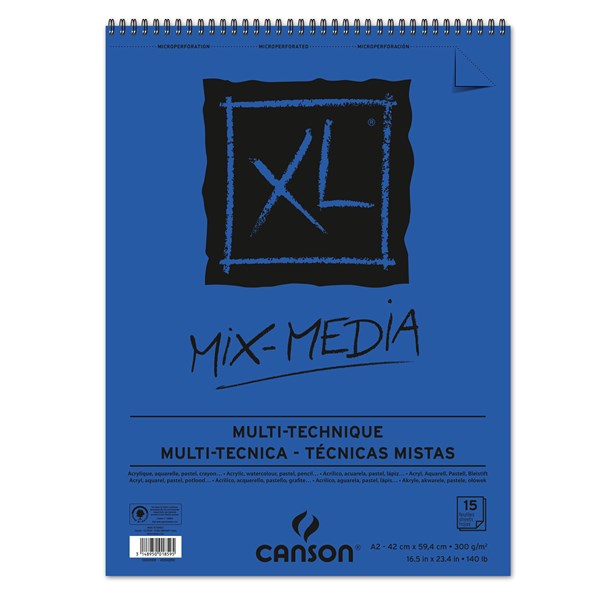 Canson XL Mix Media 15 Arkkia A2 300 gr