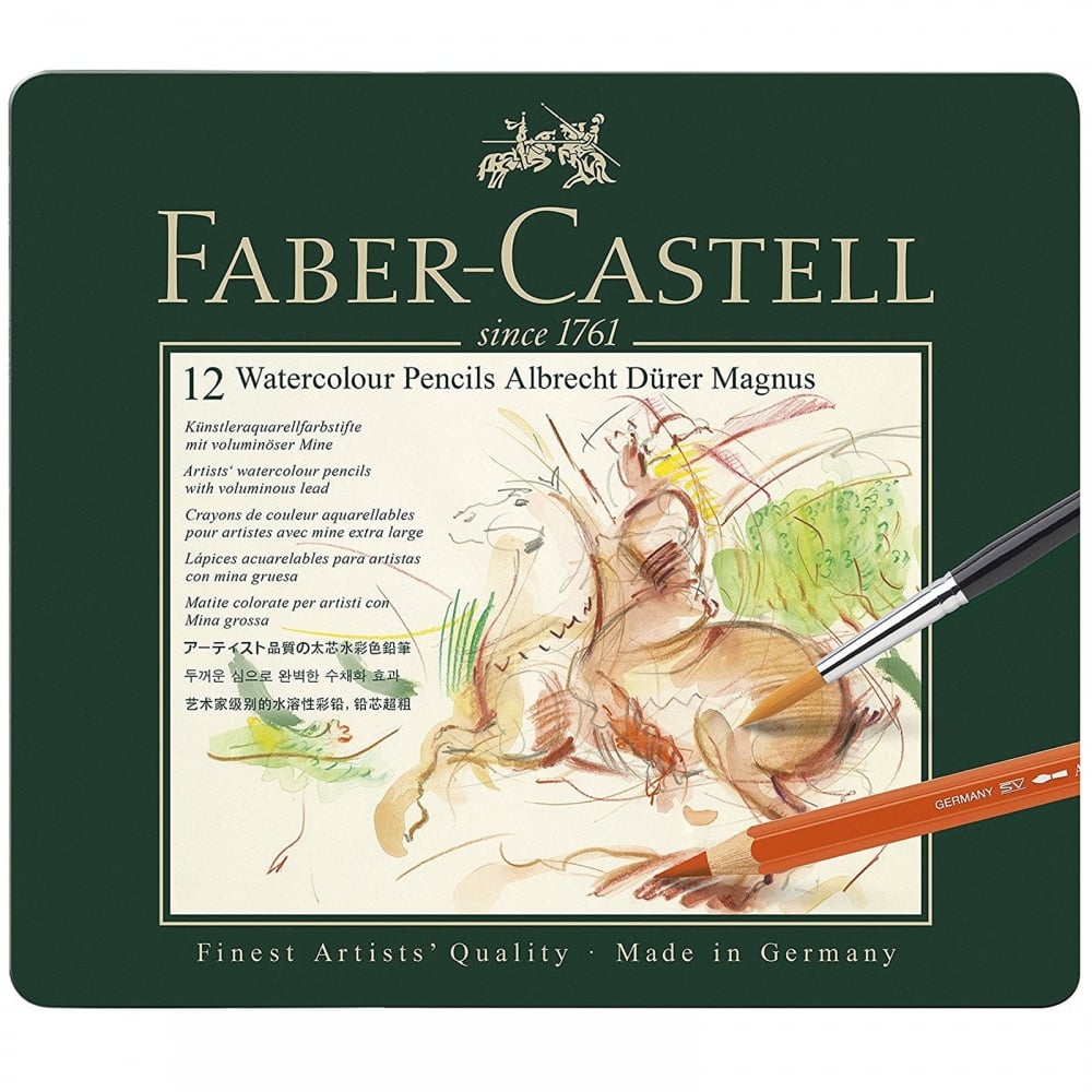 Faber-Castell - Watercolour pencil Albrecht Dürer Magnus 12 pc tin (116912)