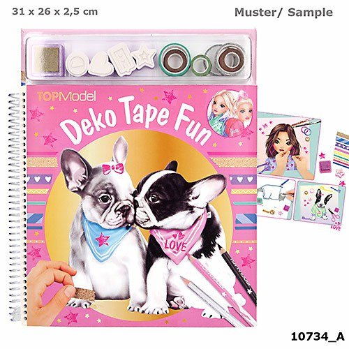 Top Model - Deko Fun Colouring Book - Dog (0410734)