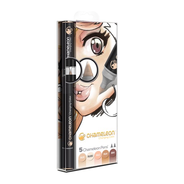 Chameleon 5-pack Skin Tones Set