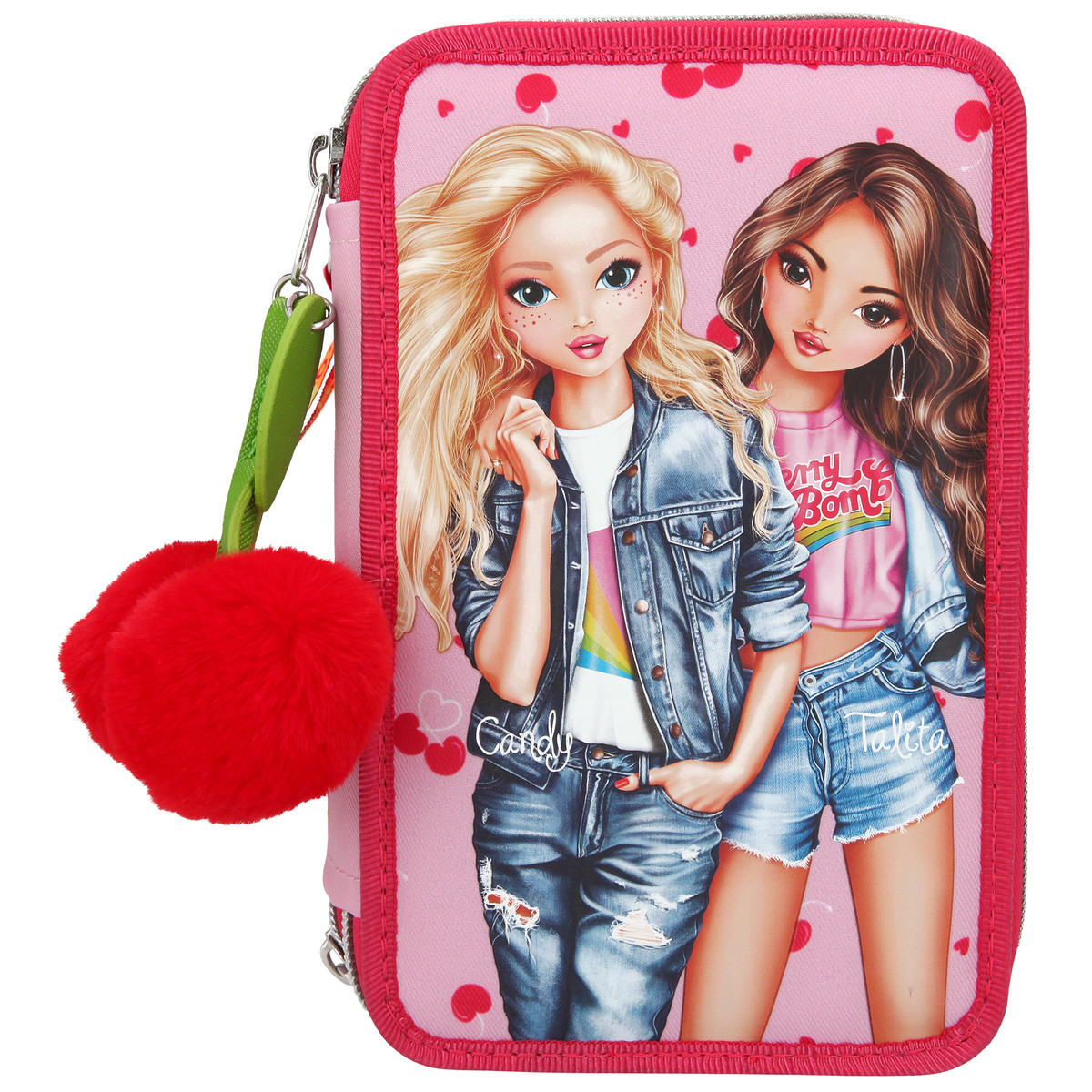 Top Model - Triple Pencil Case - Cherry Bomb (410991)
