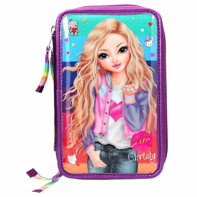 Top Model - Tripple Pencil Case - Friends - Rainbow (0410628)