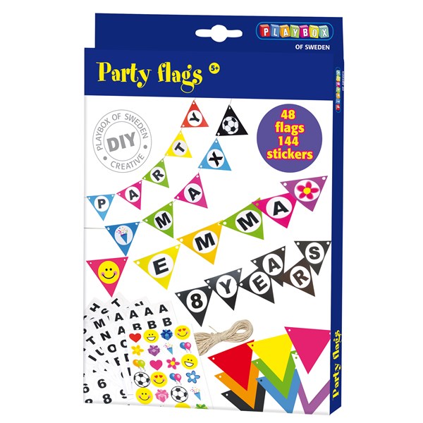 Askartelupakkaus Lippunauhat Playbox