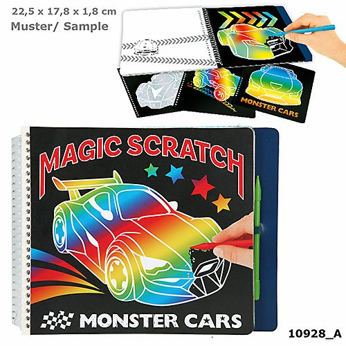 Monster Cars - Magic Scratch Book (0410928)