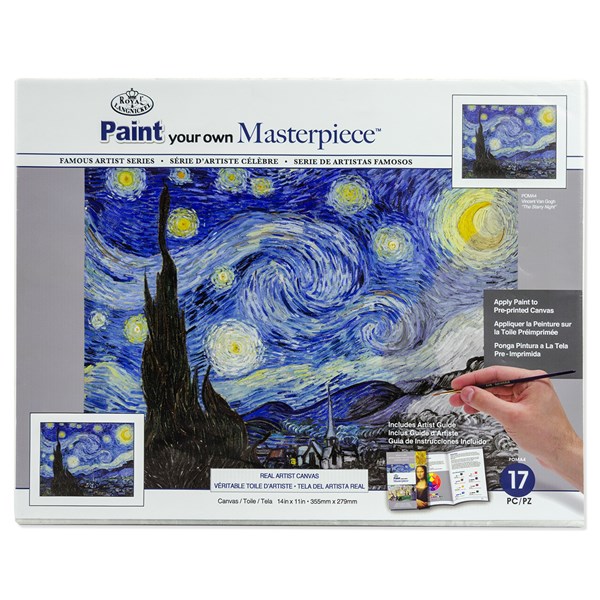 Royal & Langnickel Paint Your Own Masterpiece Starry Night 17 delar