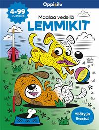 Maalaa vedellä lemmikit -puuhakirja 4-99 v