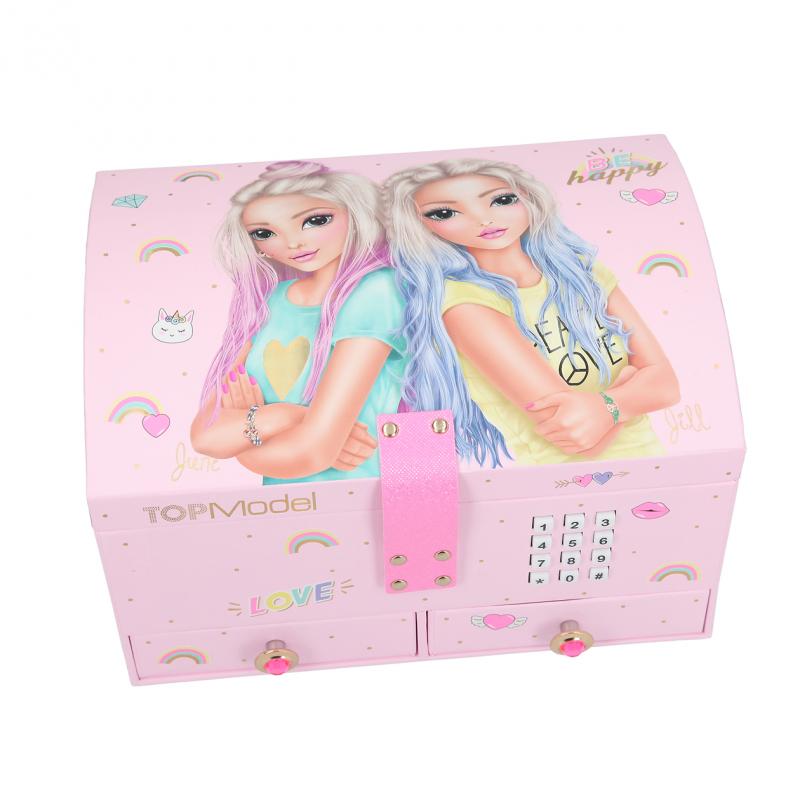 Top Model - Jewlery Box with CodeΜsic - Pink (0411330)
