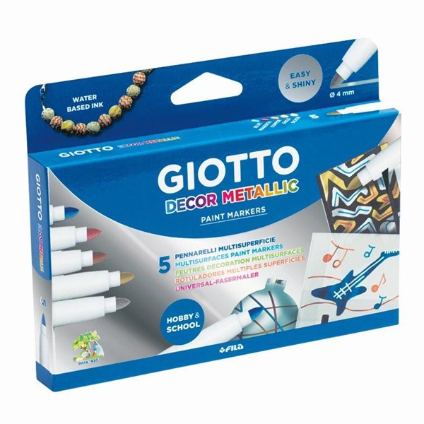 Giotto Decor Metal 5-pack BL
