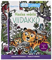 Maalaa vedellä VIIDAKKO -puuhakirja 6-99 v