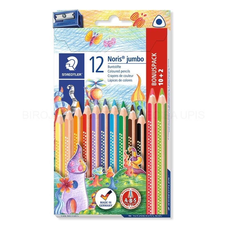 Staedtler - Värikynät Noris Jumbo FSC 100% (128 NC12P1)
