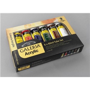 Akryylimaali Galeria 6x60 ml Sarja Winsor & Newton