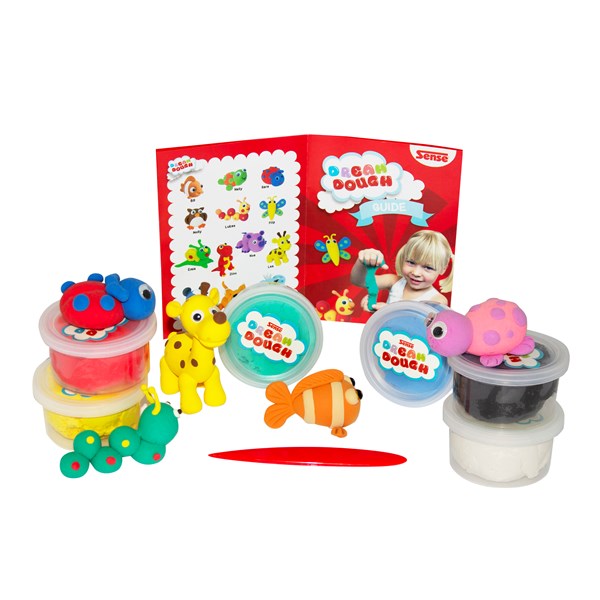 DREAM DOUGH Muovailuvaha, 6 väriä