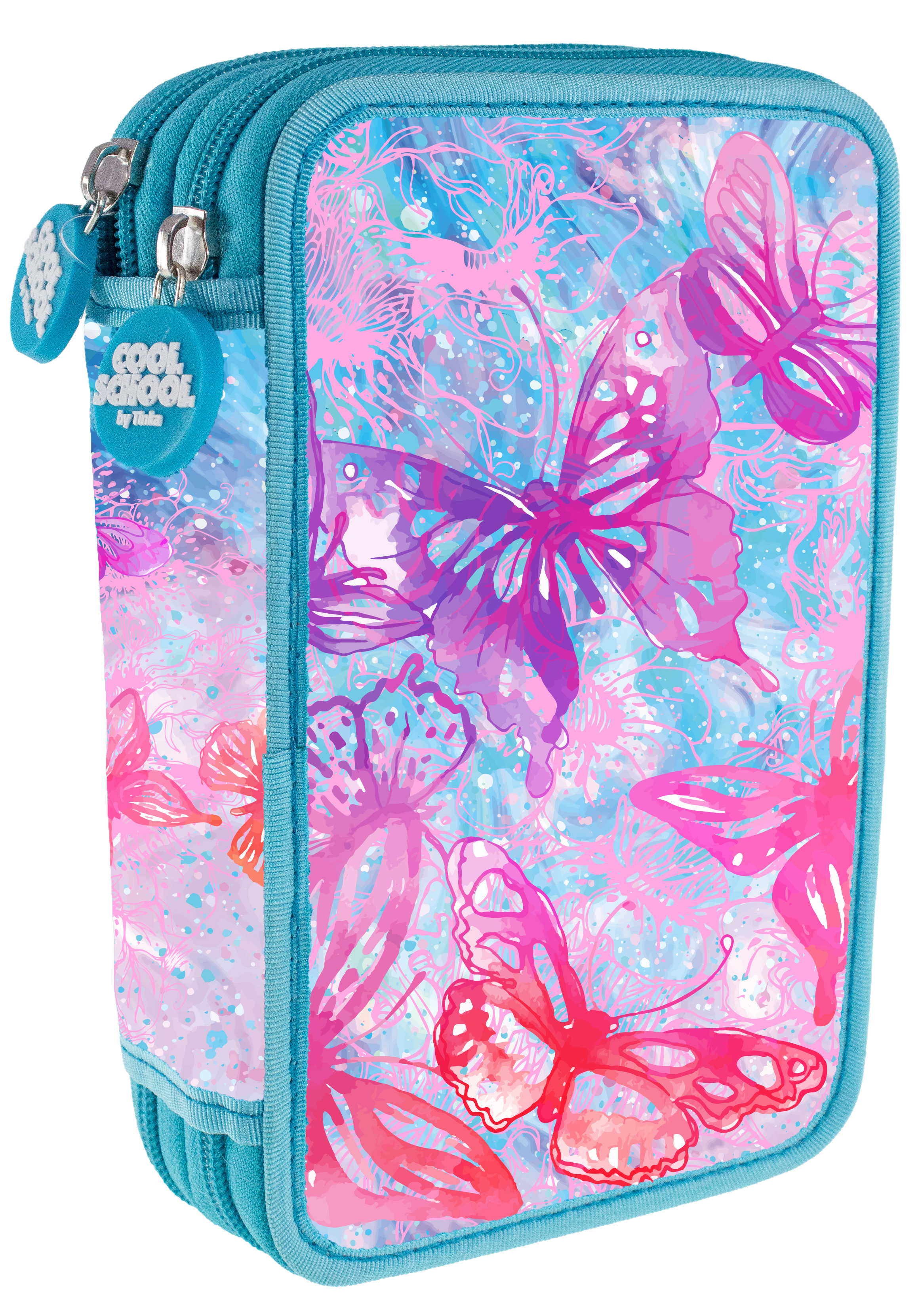 Tinka - Double Pencil Case - Butterfly (8-802433)
