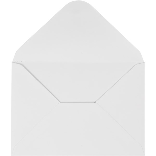 Kirjekuori, valkoinen, kirjekuoren koko 11,5x16 cm, 110 g, 10 kpl/ 1 pkk