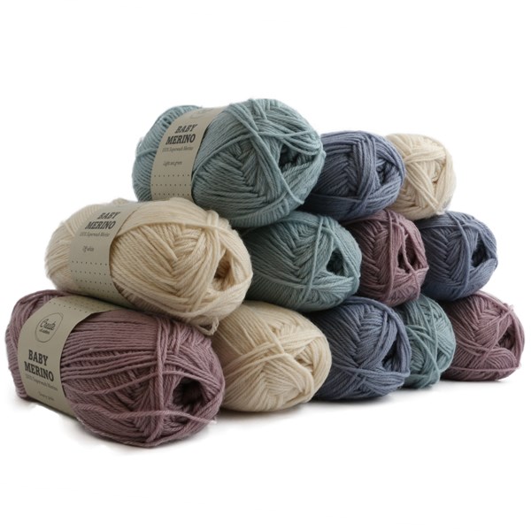 Lankapakkaus Adlibris Baby Merino Villalanka 50g Vintage