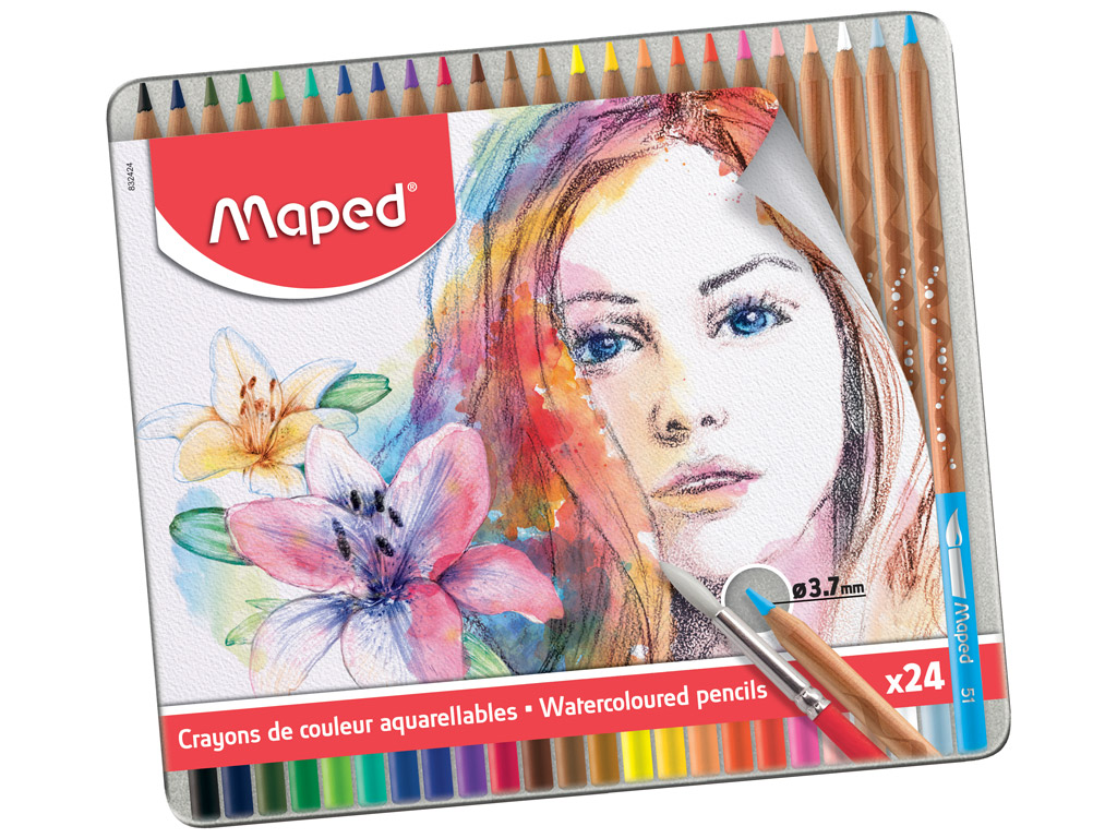 Maped - Artists - Watercolor Pencils (24 pcs) (832424)