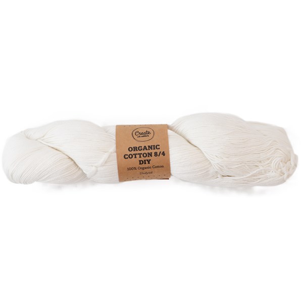 Adlibris Cotton Organic 8/4 DIY 100g Undyed A732