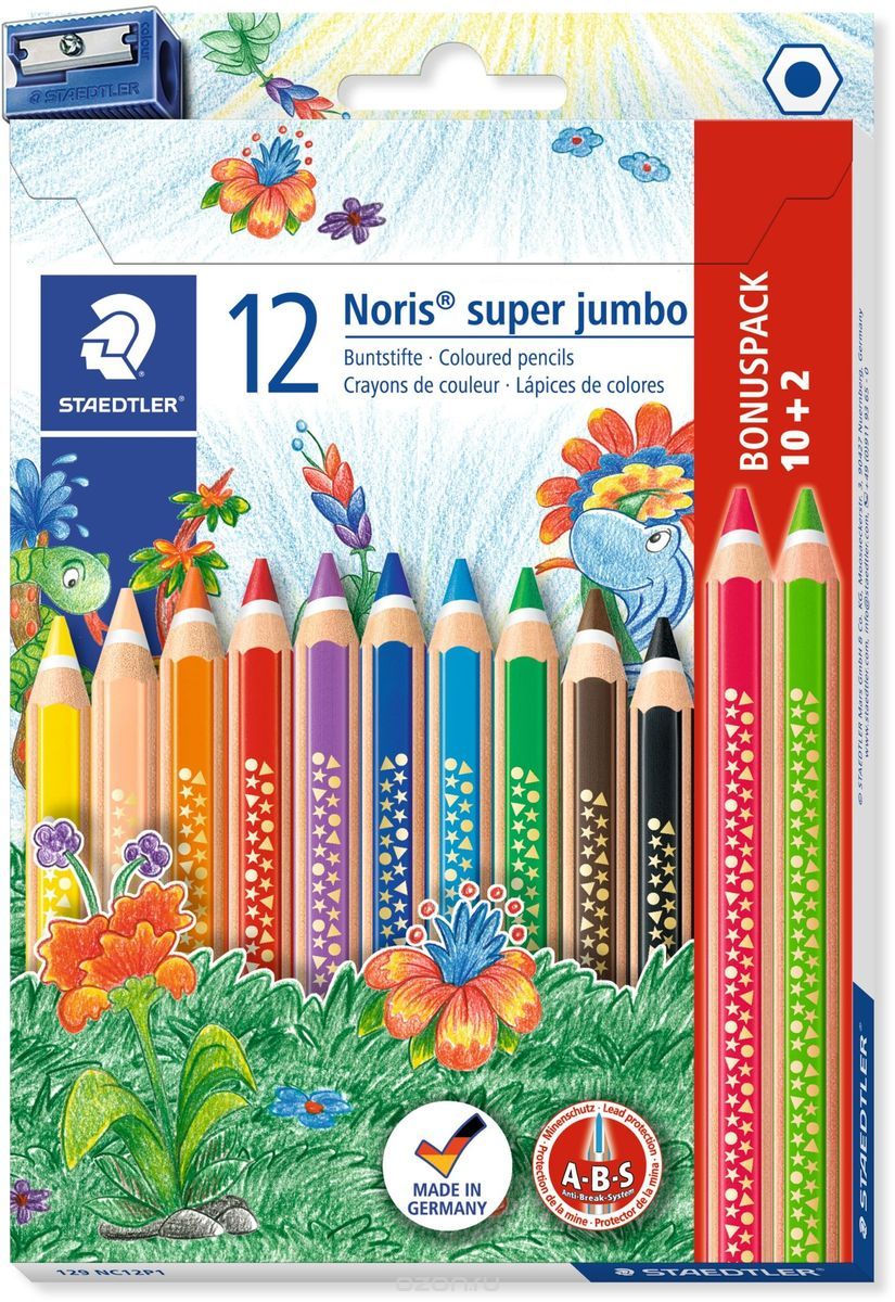 Staedtler - Noris super jumbo 10+2 Promotion (129 NC12P1)