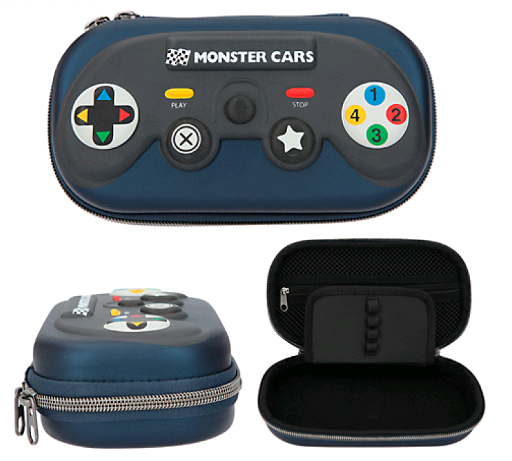Monster Cars - Pencil Case - Blue Controller (0411490)