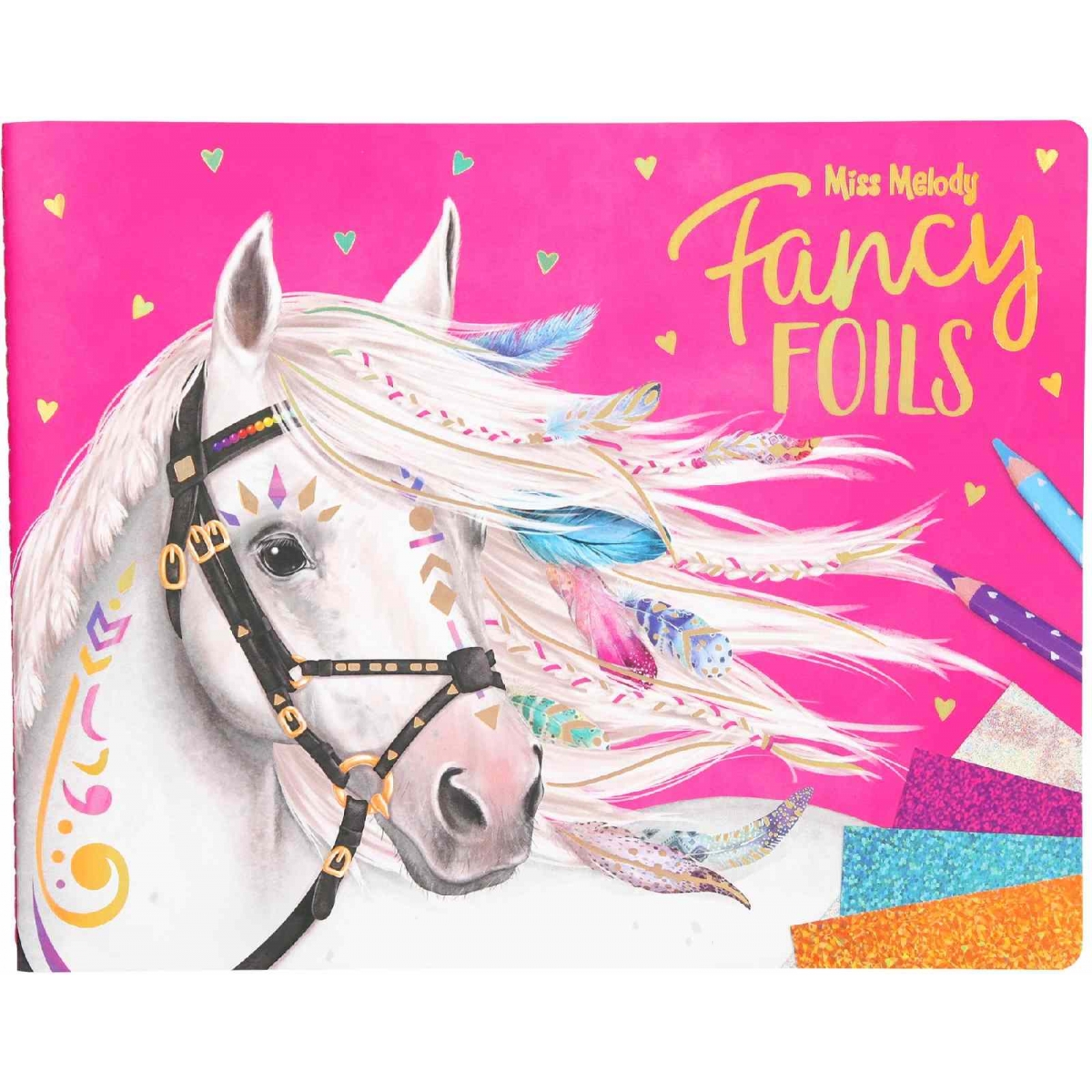 Miss Melody - Fancy Foils Colouring Book (0410352)