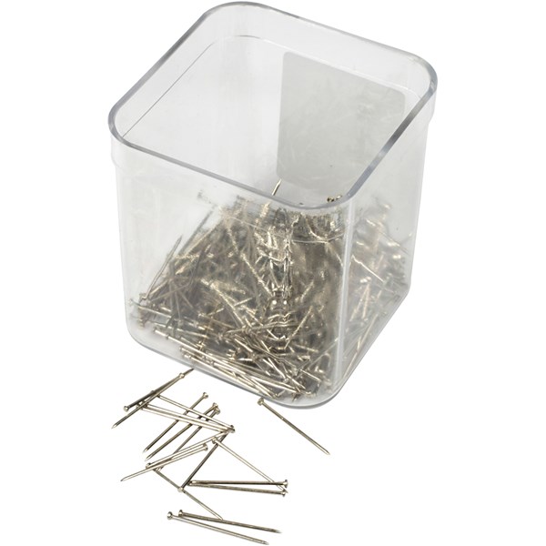 Somistusneulat, pit. 18 mm, paksuus 0,4 mm, 25 g, hopea