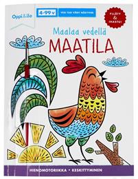 Maalaa vedellä MAATILA - puuhakirja 4-99 v