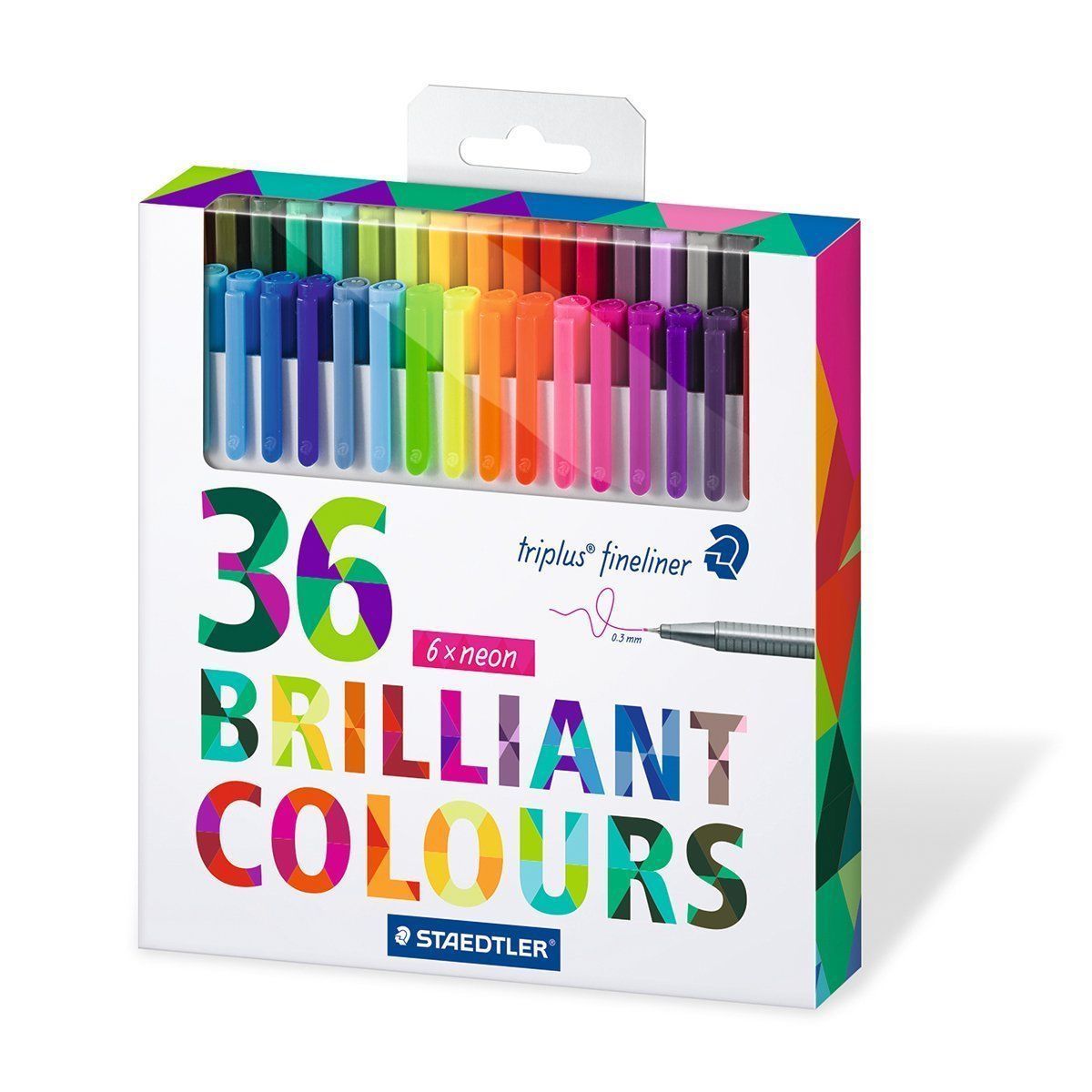 Staedtler - Triplus Fineliner, 36 pcs (334 C36)