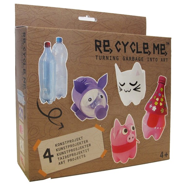 Recycleme PET-pullo 2 DIY Askartelusetti