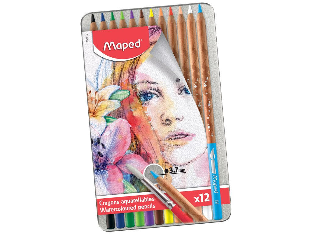 Maped - Artists - Watercolor Pencils (12 pcs) (832412)