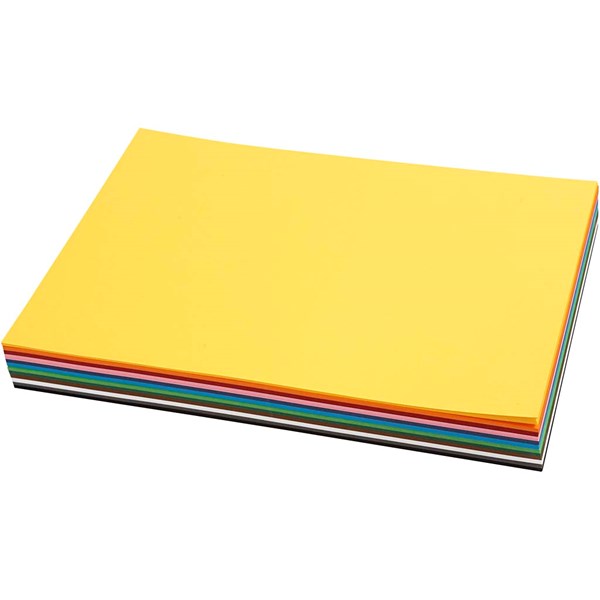 Värillinen kartonki, A4 210x297 mm, 180 g, 120laj