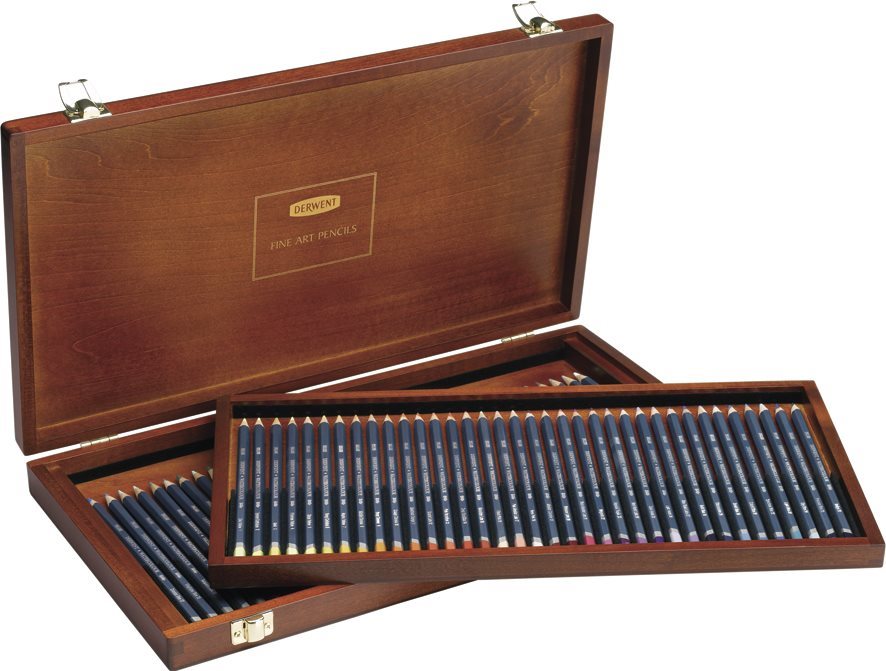 Derwent - Watercolour Pencils, 72 Wooden Box