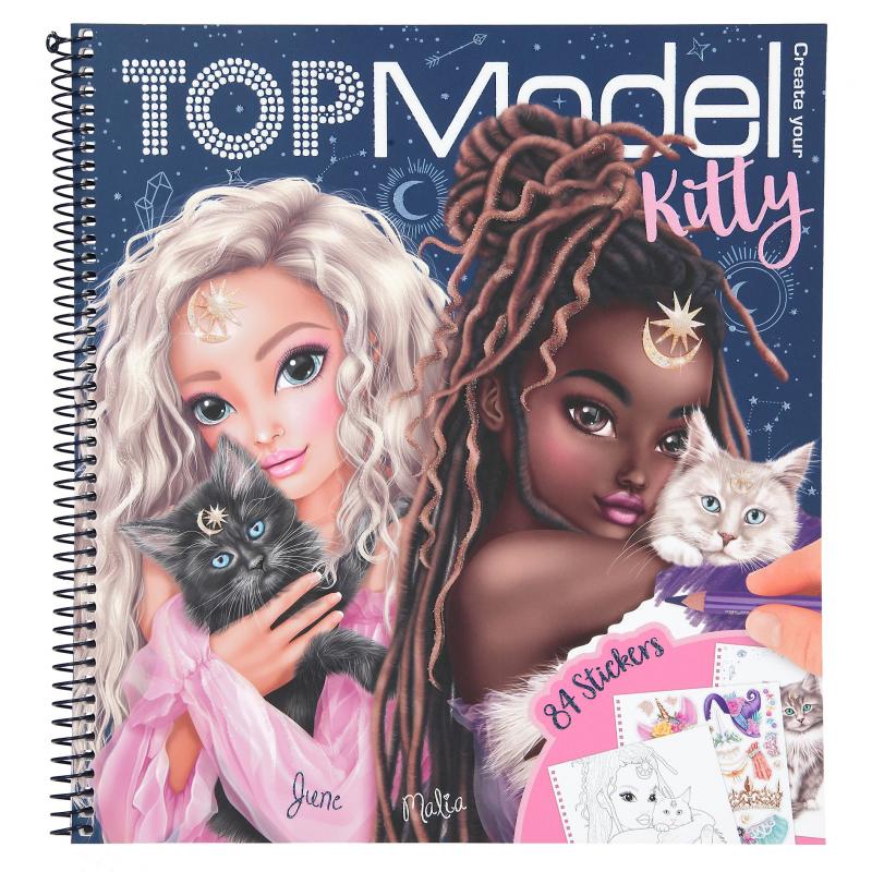 TOPModel - Kitty Colouring Book - Moonlight (0411663)
