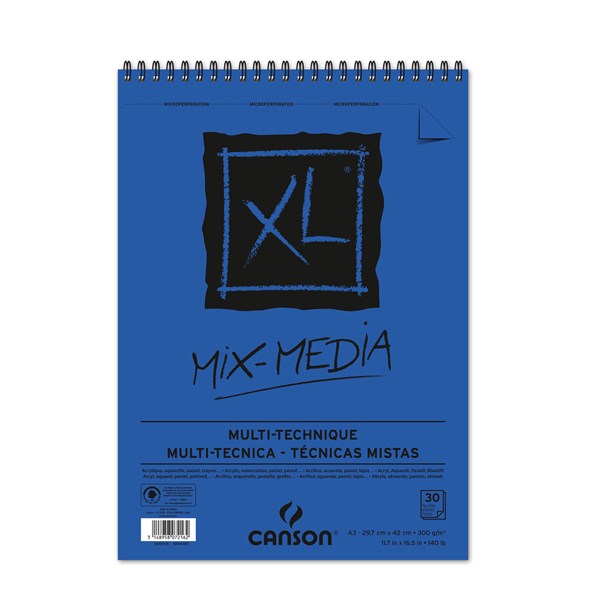 Canson XL Mix Media 30 arkkia A3 300 gr