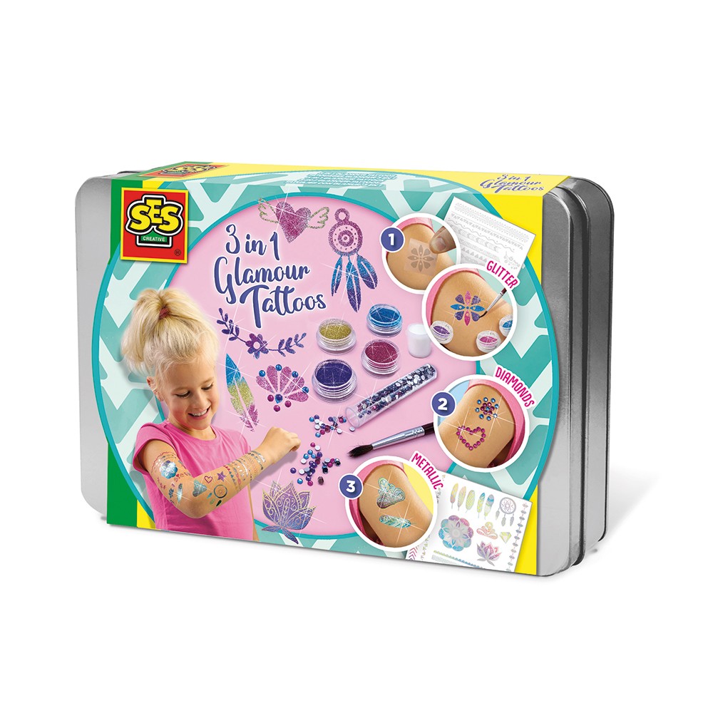 SES Creative - 3 in 1 Glamour tattoos (S14155)