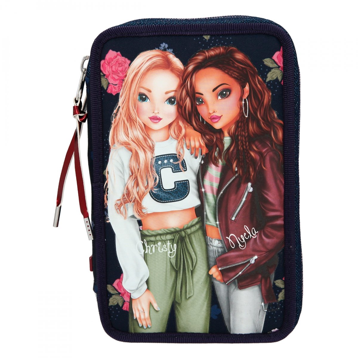 Top Model - Trippel Pencil Case - Wintery Blossom (11222)
