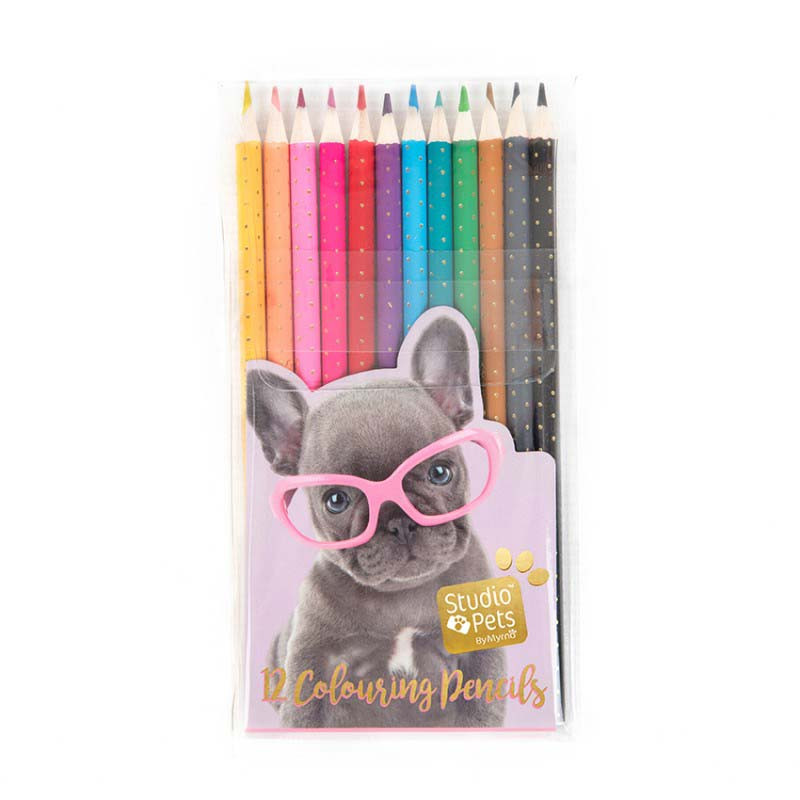 Studio Pets - Colouring Pencils, 12 pc (95-IT-23117)